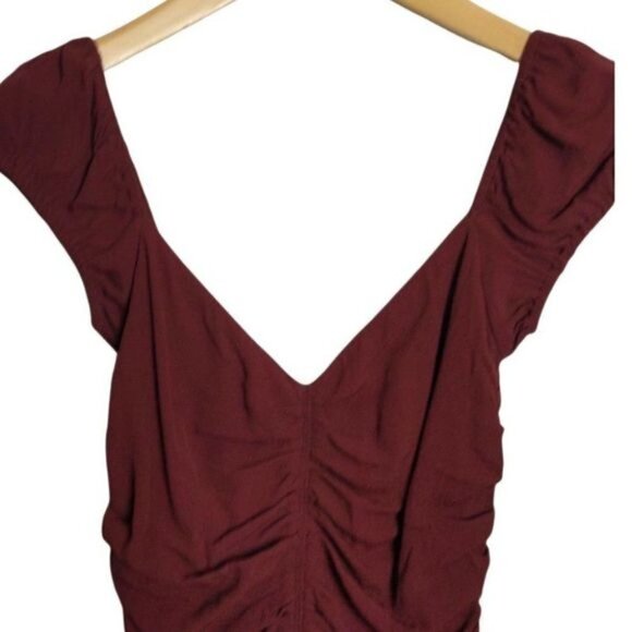 Aritzia Wilfred Veda Ruched Mini Dress - Picture 8 of 10